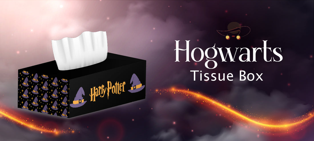 Enchanted Hogwarts harry potter tissue box