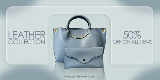 Up to 50% Off TrendEvoker Leather Bags for Women in Pakistan – 2025 Sale.