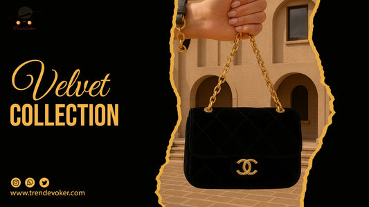 Stylish eco-friendly velvet shoulder bag for women in Pakistan – TrendEvoker.