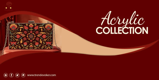 Elegant transparent acrylic clutch bag for women in Pakistan – TrendEvoker premium designer handbag collection.