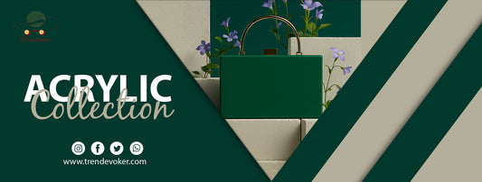 Artisan crafting a transparent acrylic clutch bag for women in Pakistan at TrendEvoker.