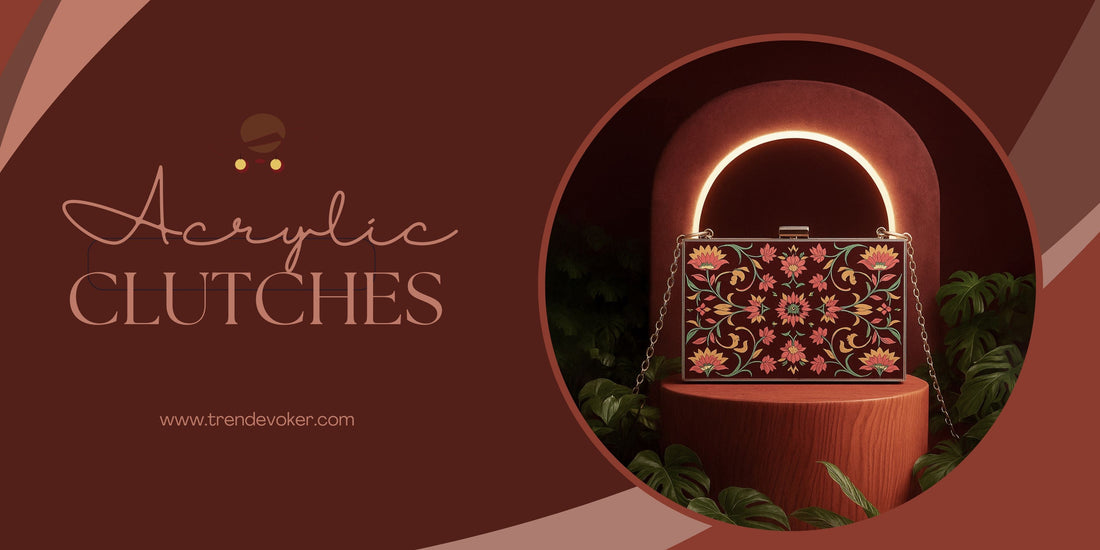 Heart-shaped pearl acrylic clutch bag for weddings in Pakistan – TrendEvoker.