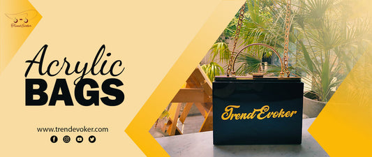 Stylish Transparent Acrylic Handbags and Clutches for Women in Pakistan.