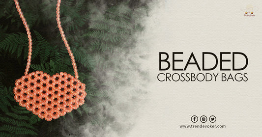 Stylish women's crossbody bags including pearl, beaded, and travel bags available online in Pakistan at TrendEvoker.
