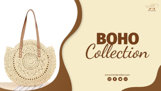 Stylish boho and bohemian shoulder bags for women in Pakistan – TrendEvoker collection.