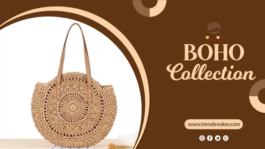 Pakistani woman styling a boho bag with casual outfit – TrendEvoker’s original bohemian shoulder bag for women.