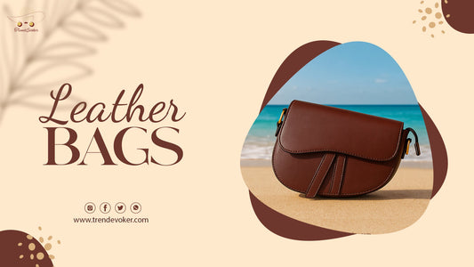 Elegant handmade leather tote bag for women – TrendEvoker Pakistan.