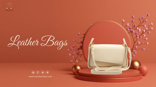 Premium leather tote and crossbody bags for women in Pakistan by TrendEvoker.