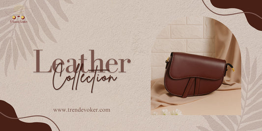 Elegant leather tote bag for women – TrendEvoker Pakistan.
