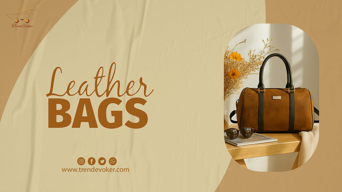 Elegant leather tote bag for women in Pakistan – perfect for work and weekend travel.