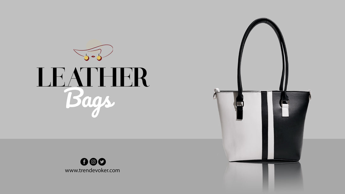 Elegant leather handbags for women in Pakistan – High-quality leather tote bags, crossbody bags, and travel duffle bags available online.