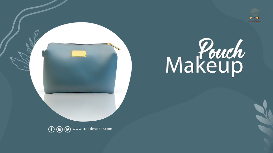 Affordable travel makeup pouch for women, available online in Pakistan with premium leather design.