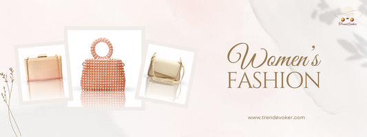 Trendy wooden, beaded, and acrylic designed bags from top handbag brands in Pakistan – TrendEvoker collection.