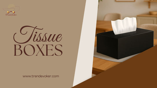 Eco-friendly tissue box designs, acrylic and handmade tissue box covers for home and car use in Pakistan.