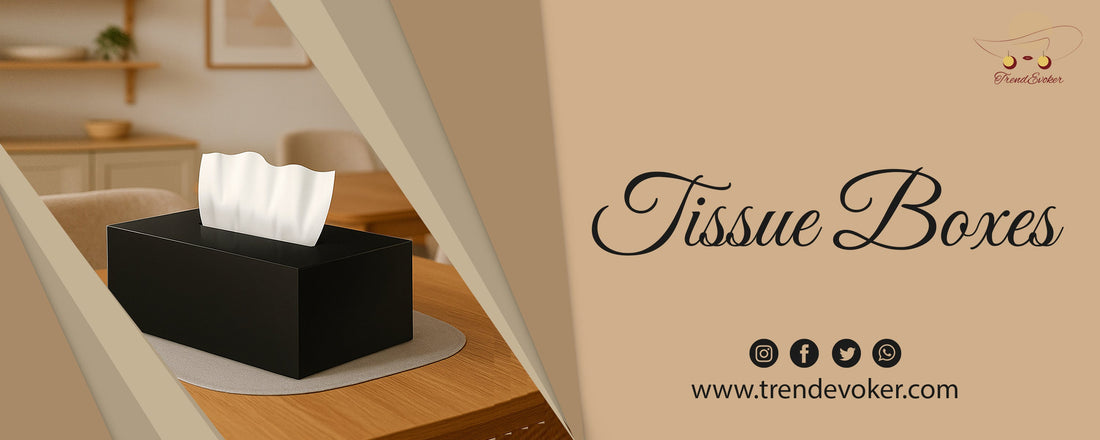 Stylish acrylic tissue box holder for car and home use in Pakistan.