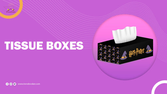 Stylish acrylic tissue box with Harry Potter design for car or home use in Pakistan.