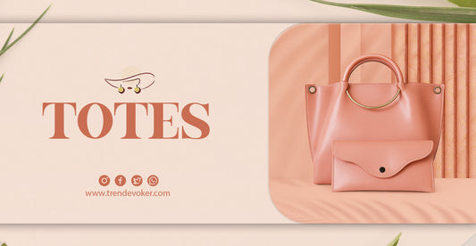 Stylish custom tote bags for women in Pakistan including leather, wooden, and beaded handbags – TrendEvoker collection.