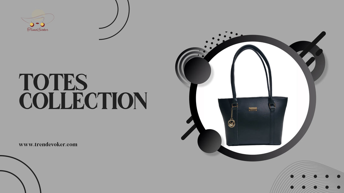Stylish branded leather tote bags for women available online in Pakistan at TrendEvoker.