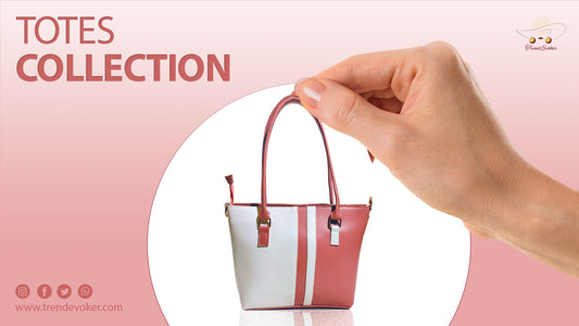 Stylish leather tote bags for women in Pakistan – TrendEvoker collection.
