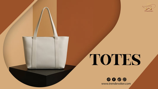 Stylish leather tote bags for women in Pakistan available online with affordable prices – TrendEvoker.
