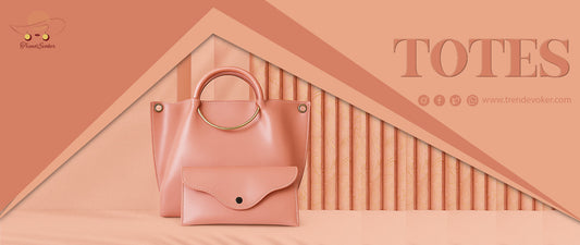 Premium leather tote bags for women in Pakistan – TrendEvoker collection.