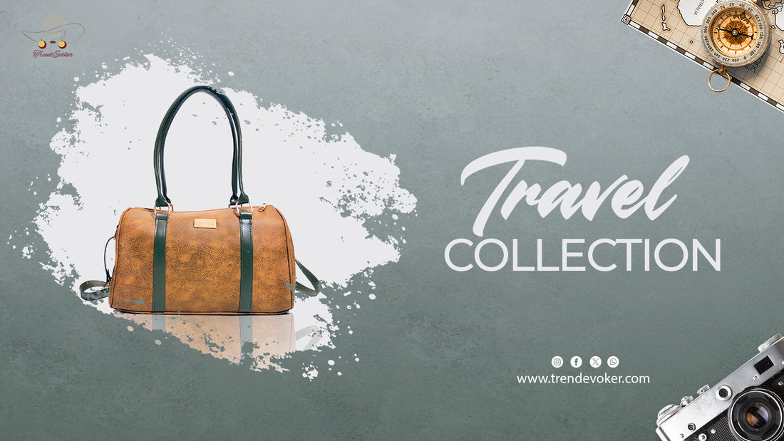 Premium leather travel bags in Pakistan – Stylish tote, duffle, and crossbody bags for digital nomads.