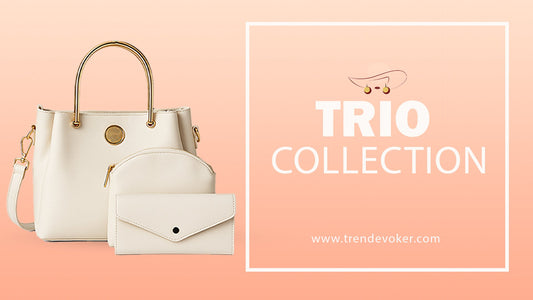 Trendy tote, clutch, and crossbody handbags for women in Pakistan 2025 – TrendEvoker collection.