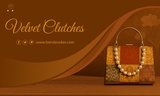 Luxury velvet shoulder bag for women in Pakistan – TrendEvoker.