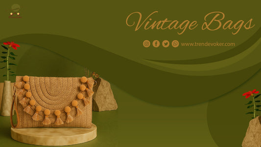 Handmade vintage clutch and boho bag for women in Pakistan – TrendEvoker collection.