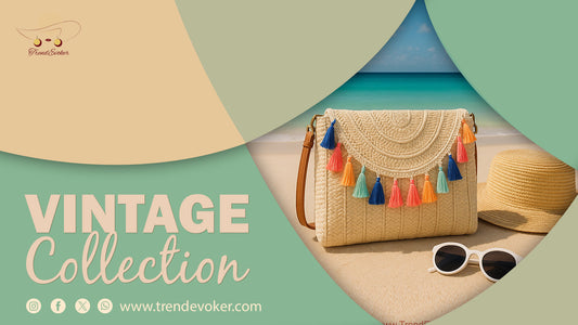 Handmade vintage clutch bags and boho purses for women in Pakistan – TrendEvoker collection.