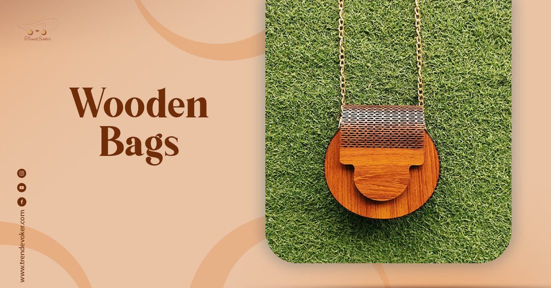 Heart-shaped handmade wooden clutch bag for weddings in Pakistan – TrendEvoker.