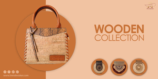 Handmade wooden purse for women in Pakistan – eco-friendly and unique design by TrendEvoker.