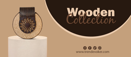 Handmade wooden shoulder bag for women in Pakistan – eco-friendly and artisan-crafted.