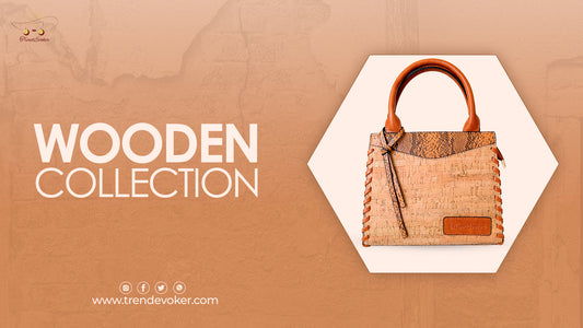 Handmade wooden crossbody bag for women in Pakistan by TrendEvoker.