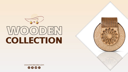 Handmade wooden crossbody bag for women in Pakistan, eco-friendly bamboo purse with artisan woodwork.