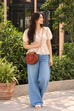 Customized Sindhi Wooden Cross Body Bag