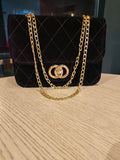 Elegant Brown Velvet Bag - Perfect Velvet Purse in Pakistan