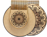 Stylish Handmade Cookie Wooden Crossbody Bag - Perfect for Travel