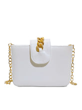 Off-white Glam Carry Crossbody Leather Bag - Stylish Women's Handbag