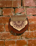 Handmade Wooden Crossbody Bag for Women - TrendEvoker Collection