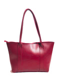 Stylish Leather Mehroon Tote Bag for Women in Pakistan