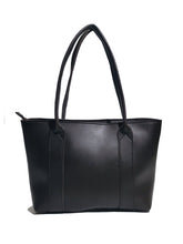 Elegant Leather Black Tote for Ladies - TrendEvoker