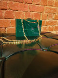 Fancy Green Acrylic Clutch for Weddings in Pakistan