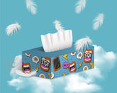 Funky Pop Art Tissue Box for car use - Durable tissue box holder with a protective cover, available at the best price in Pakistan