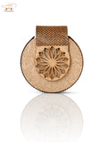 Misri Cross Body Wooden Bag - Handmade in Pakistan