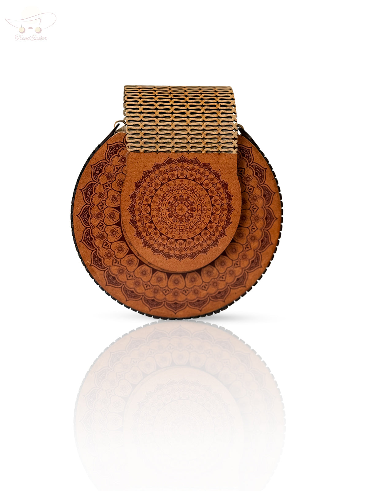 Customized Orangi Wooden Cross Body Bag - Handcrafted for Women