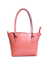 Branded Handbags - Back Side of Pink Contrast Tote Bag