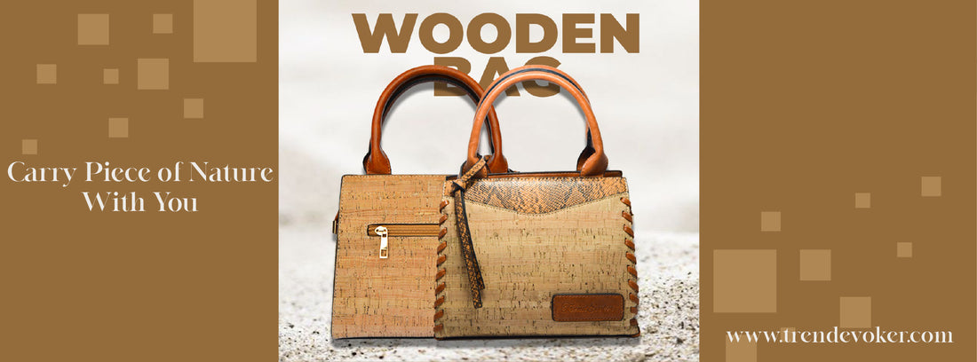 Wooden and leather tote bags in Pakistan showcasing premium design and durability