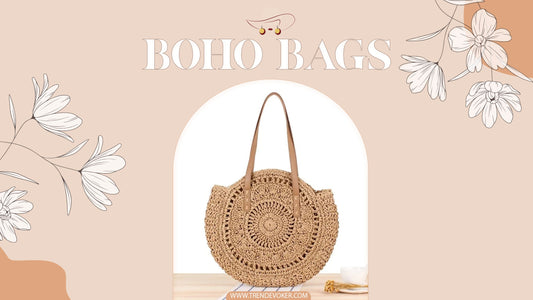 Boho and bohemian bags with vintage clutches and wicker fringe bags for women in Pakistan – TrendEvoker Eid collection.