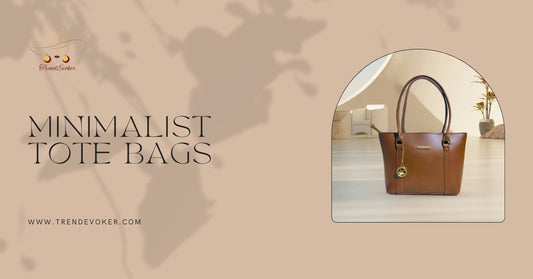 Minimalist leather tote bag for women in Pakistan – stylish and spacious for a clutter-free lifestyle